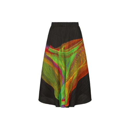PLEATS PLEASE ISSEY MIYAKE Spectrum Midi Skirt