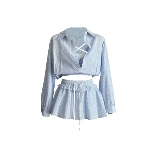 MTHE Two Piece Skirt Sets Women's