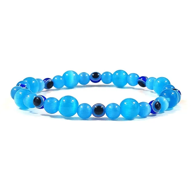 LuluCanaan Glass Cat Eye Bracelets Women's-4