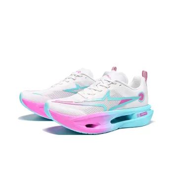 LEBUZHE Running Shoes Unisex Low Top White