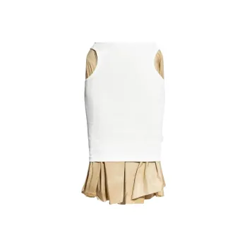 Maison Margiela Layered Knee length Skirt