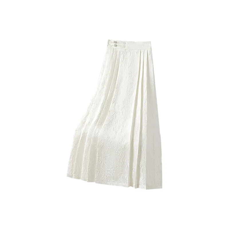 Cypress House Casual Long Skirts Women's Pearl White-0