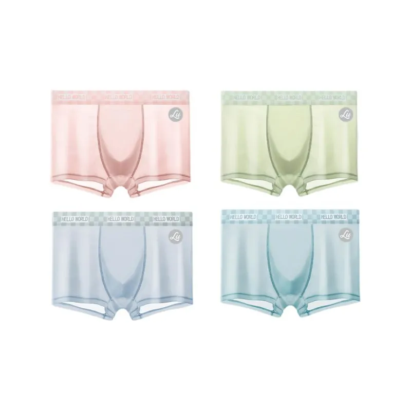 LUYOUYE Underpants Men's 4 Pack-12
