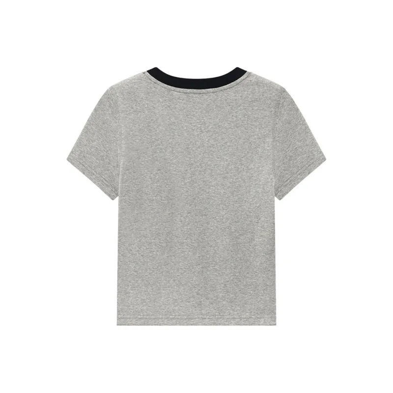 CHUU T Shirt Women's Light Heather Gray-1