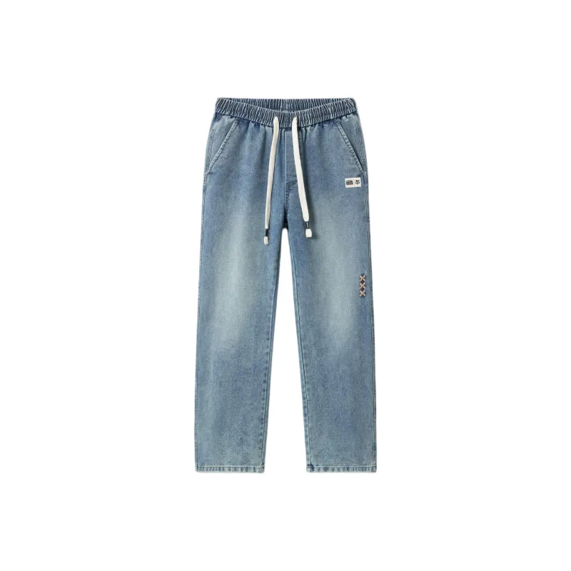 FCB ARCELONA Jeans Unisex Vintage Blue-0