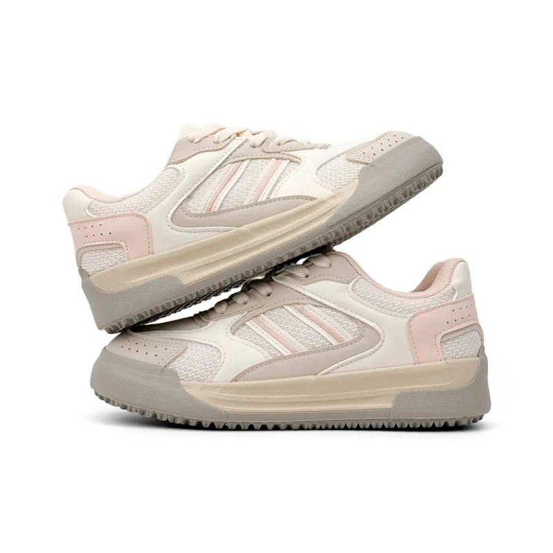 Mengsai Cushioning, Wear Resistant Low Top Skateboard Shoes Women's Rose Pink-3