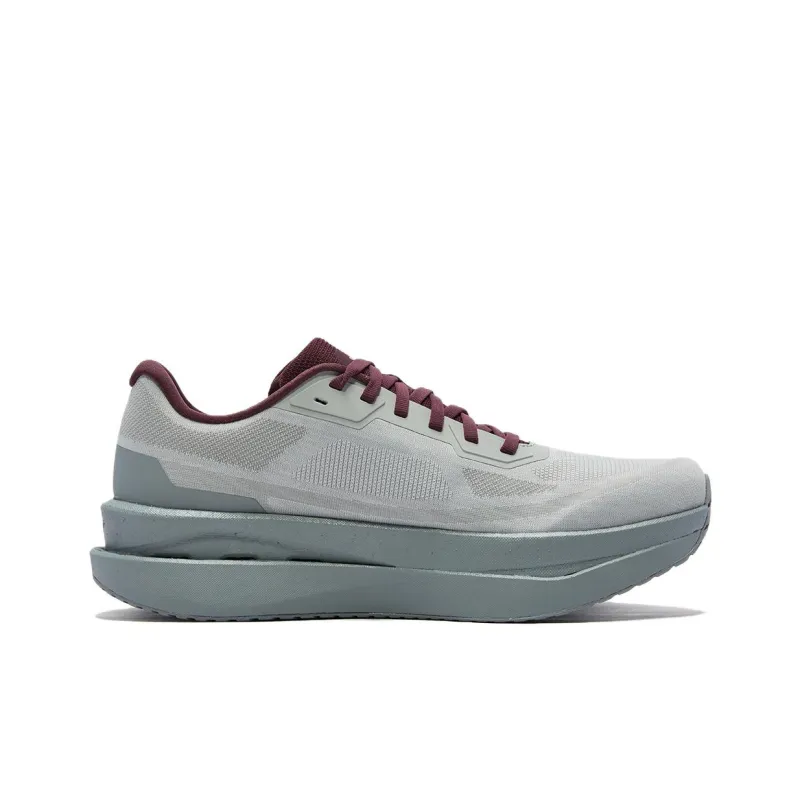 Saucony GRID ID Anti Slip Wear Resistant Low Top Running Shoes Unisex Gray Red-1