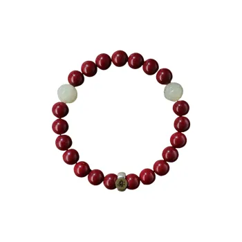 ZHIZUO Natural Cinnabar Bracelets Unisex