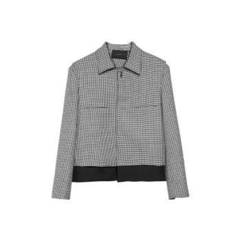 RAYSHOW Jacket Men's Black White