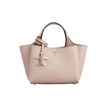 TOD'S Calfskin One Shoulder Handbag Mini Women's Pink