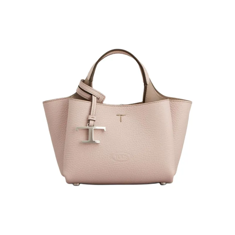 TOD'S Calfskin One Shoulder Handbag Mini Women's Pink-0