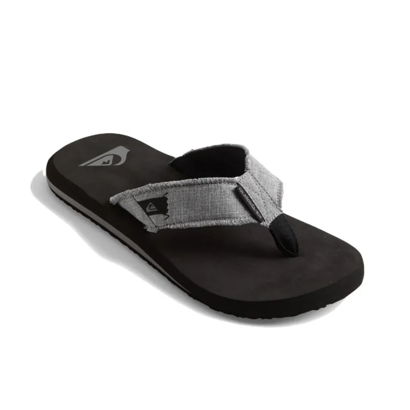 Quiksilver Abrasion Resistant Flip Flops Men's Black-2
