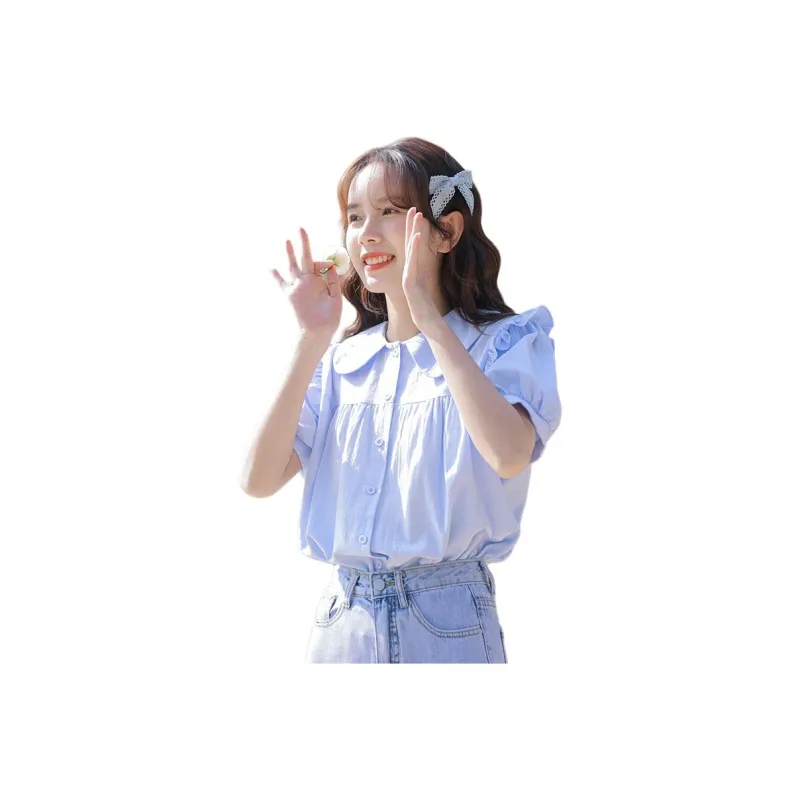 XIANSINIAO Shirts Women's-6