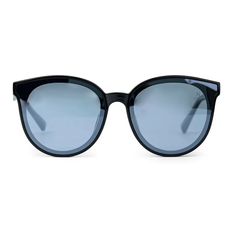 HELEN KELLER Plate Frame Round Sunglasses Unisex-9