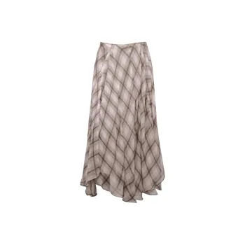 COVER TIME Casual Long Skirt Women's Brown