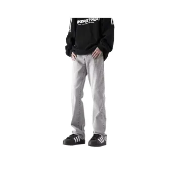 FAWENXIANGZI Jeans Men Cement Gray