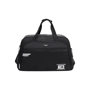 Tonlion Nylon Fabric Travel Bag Unisex Black