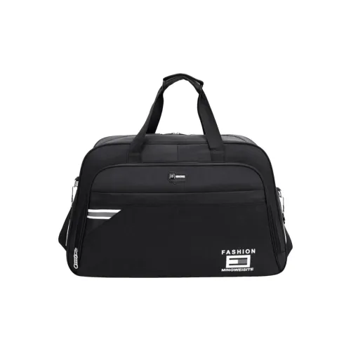 Tonlion Nylon Fabric Travel Bag Unisex Black