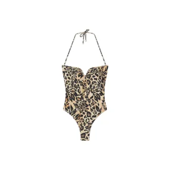 NANUSHKA FW24 One-piece Swimsuit Women's Leopard Print