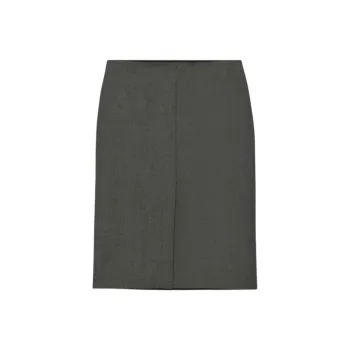 ARITZIA FW24 Wilfred Liaison Skirt Casual Long Skirts Women's Heather Charcoal/Stone Phoebe Zhennan Charcoal