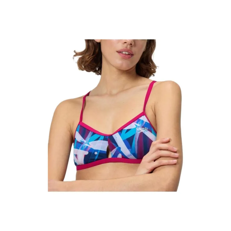 Speedo PrintedTieBackKeyhole Bikini Women's-6