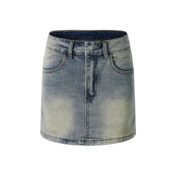 ARTSMAN Denim Short Skirts Women's