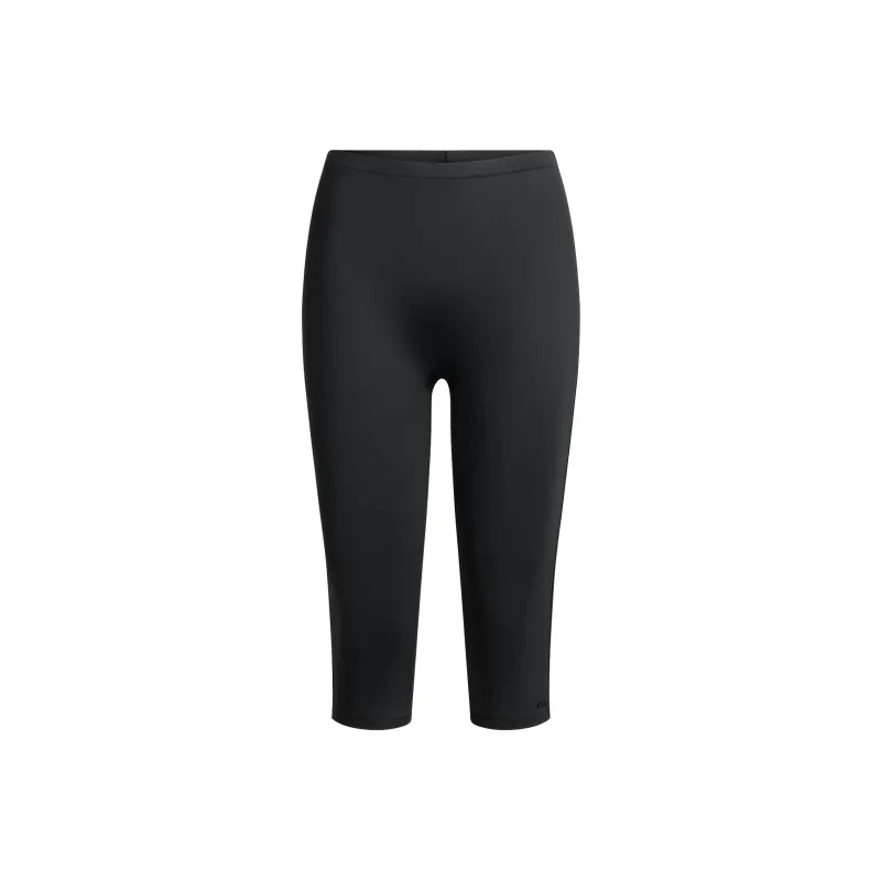SKIMS SS25 SIGNATURE SWIM CAPRI Swimming Shorts Women's ONYX/Onyx-0