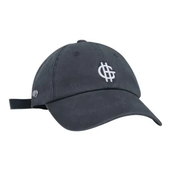 HOOF GOLDMINE Cotton Baseball Caps Unisex Charcoal Gray