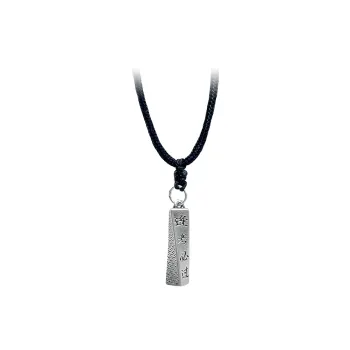 CUTE DAME Sterling Silver Necklaces Unisex