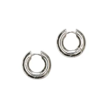 ANNI LU Recycled Sterling Silver Earrings Men's Silver