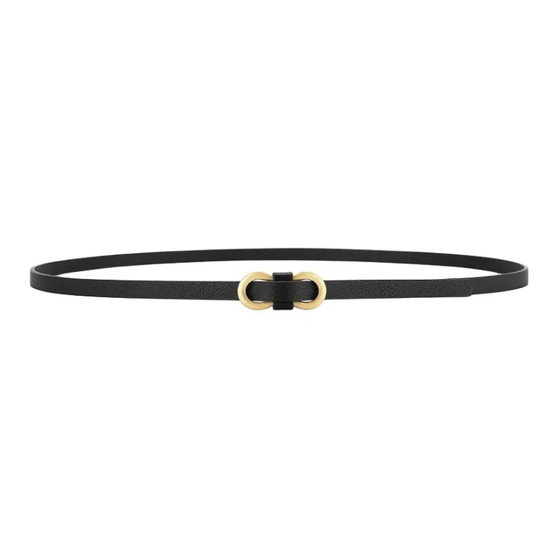 TUCANO Alloy Leather Belts Unisex 2cm-0