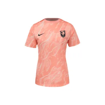 Nike Angel City Fc 2025 Women's Nike Nwsl Short Sleeve Pre Match Top
