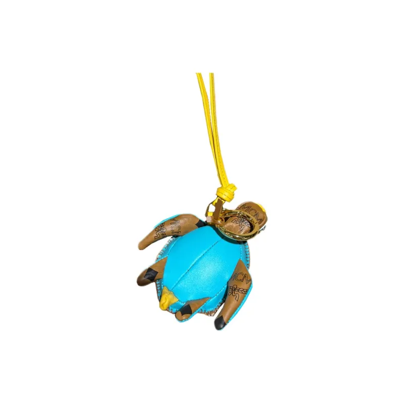 MCM Cow Leather Keychains Unisex-1