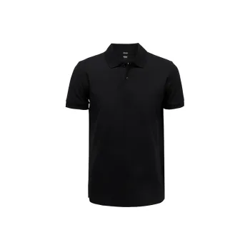 HUGO BOSS Polo Shirts Men Black