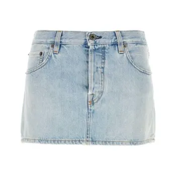 MIU MIU Denim Mini Skirt