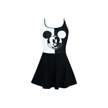 BALNEAIRE One piece Swimsuit Women's Mickey Black White