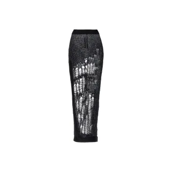 RICK OWENS Spider Ziggy Maxi Skirt