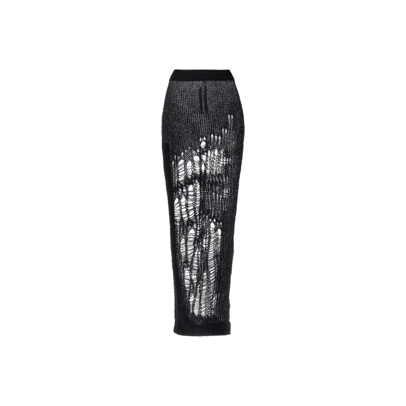 RICK OWENS Spider Ziggy Maxi Skirt-0