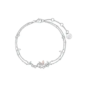 Seven Little Craftsmen 925 Sterling Silver Bracelets Women's
