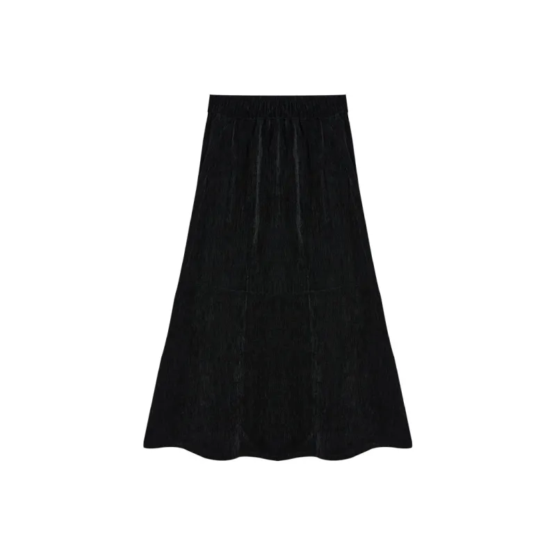 WESTLINK Casual Long Skirts Women's Black-0