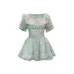 Green Plaid Dress