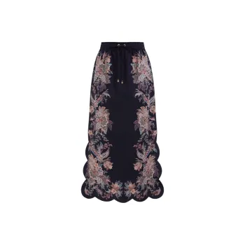 Zimmermann Rhiannon Midi Skirt