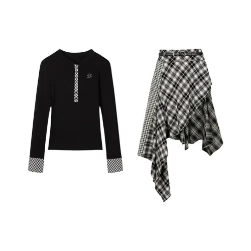 JOSR Two Piece Skirt Sets Women's