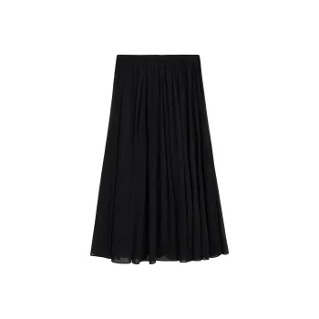 Massimo Dutti Casual Long Skirts Women's Black