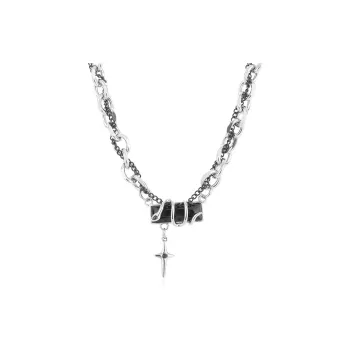 TRIDENT Titanium Steel Necklaces Unisex
