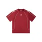 Burgundy & Coconut White