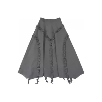 Boutique By Babymoon Casual Long Skirts Women's Gray Blue
