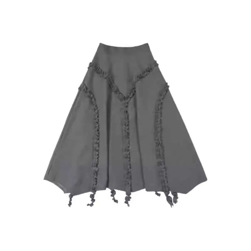 Boutique By Babymoon Casual Long Skirts Women's Gray Blue-0