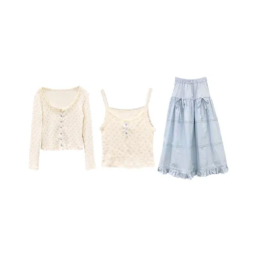 PAZZO Two Piece Skirt Sets Women's