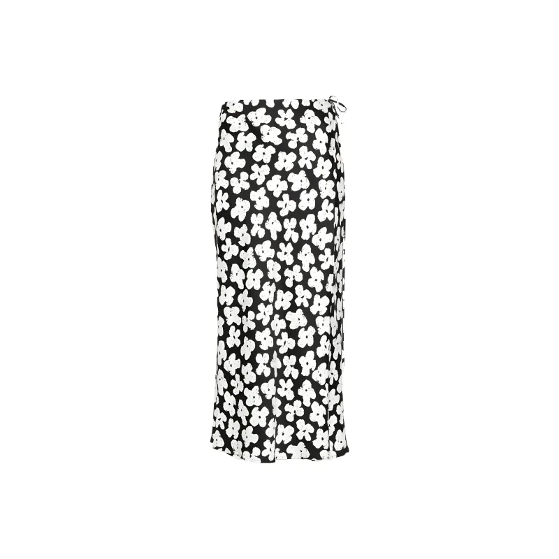 MSGM Floral print Midi Skirt-0